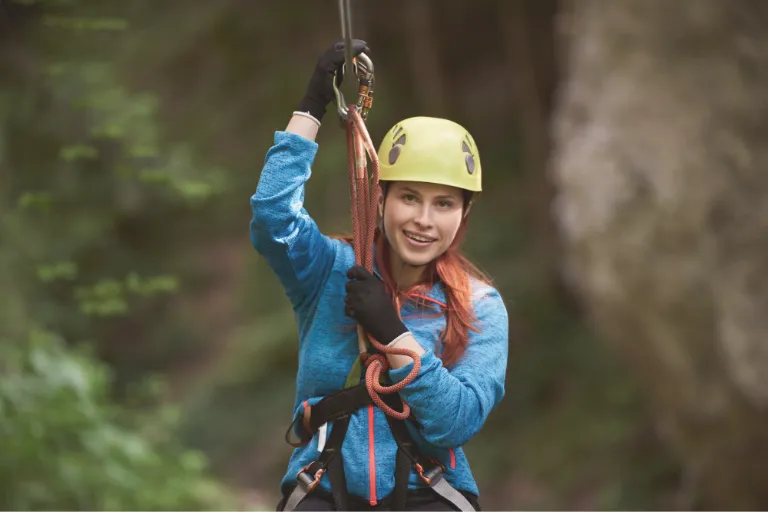 ziplining